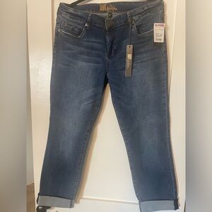 Kut from the Kloth Dark Blue Ankle Jeans